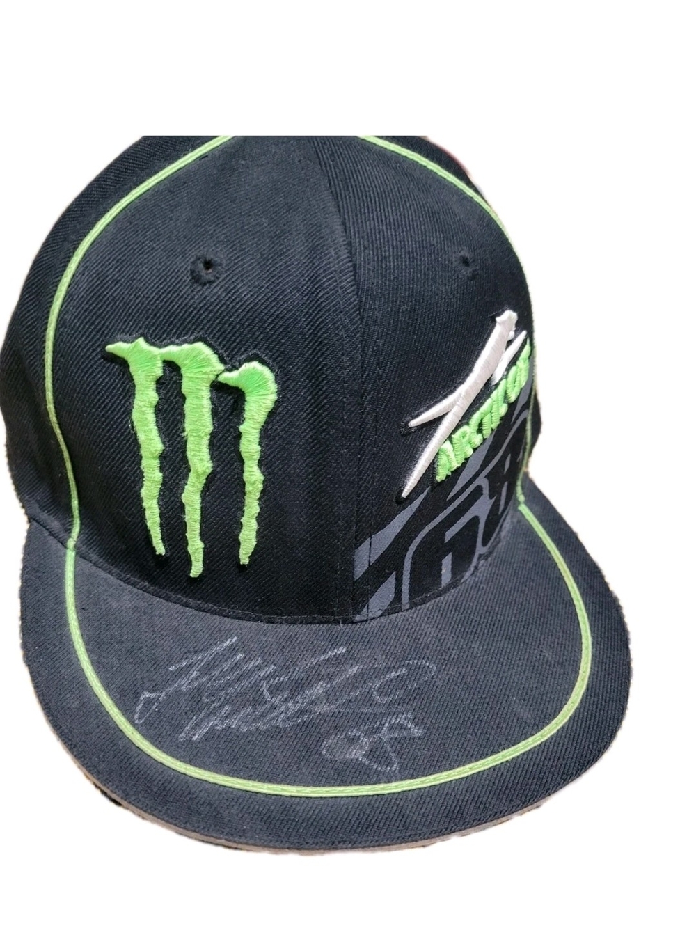 Official Team Monster Energy Artic Cat 68 Tucker Hibbert Hat Autographed Hat